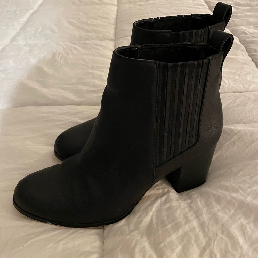INC black booties